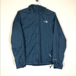 Blue North Face Rain Coat Women’s XS